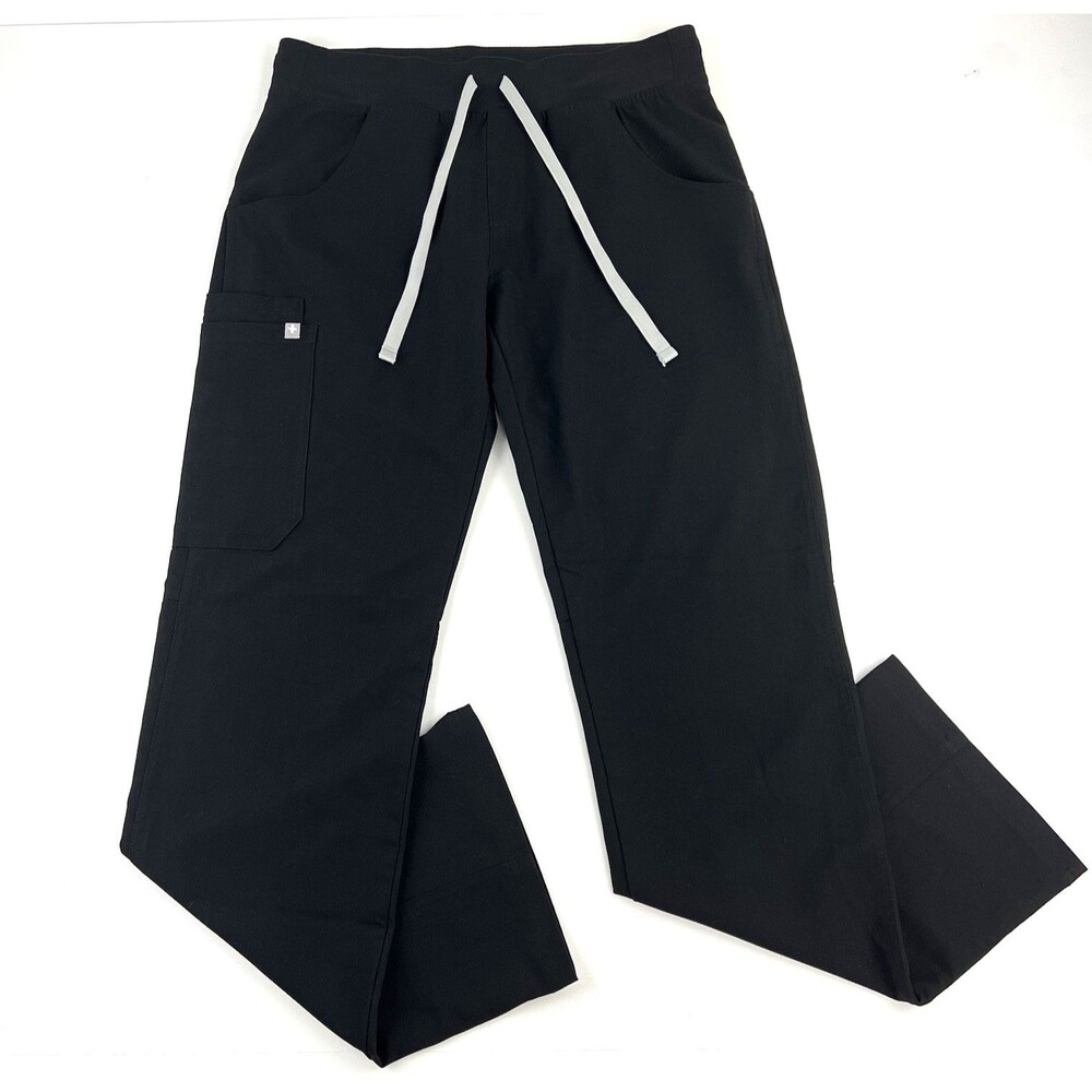 Figs Catarina Scrub Top and Kade Jogger Set Black Womens Size Small Nursing - Picture 8 of 14